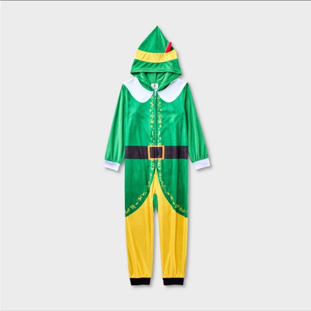 NEW ELF Kids Costume - Green and Yellow Magic